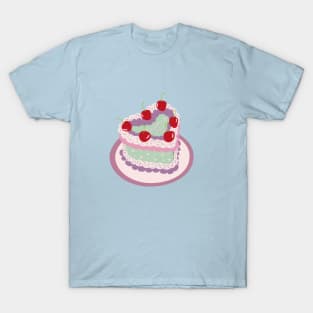 Taurus Baby Heart Cake Design T-Shirt